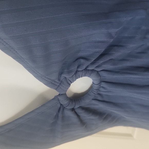 Kona Sol Wide Ribbed Ring One Piece Swimsuit - Picture 4 of 7